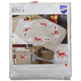 Vervaco Tablecloth Norwegian Winter, Cotton Blend, Assorted, 31 x 6.5 x 37 cm