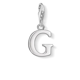 Thomas Sabo Women-Charm Pendant Letter G Charm Club 925 Sterling Silver 0181-001-12