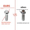 VPZMT M10x1.5 Metric Front Brake Caliper Bolts for Harley Sportster