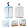 Baluue 2pcs Portable Manual Foaming Bottle for Face Wash and
