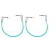 2PCS 12 Inch Guitar Jumper 1/4 Inch Plug Guitar Effect