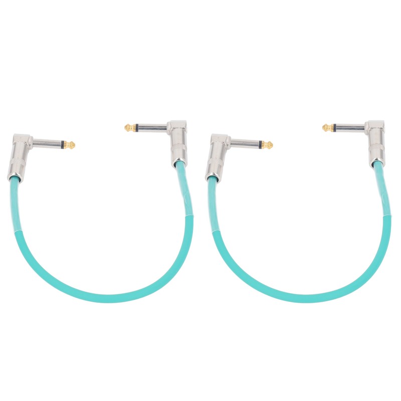 2PCS 12 Inch Guitar Jumper 1/4 Inch Plug Guitar Effect