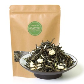 GOARTEA 250g / 8.8oz Premium Grade Jasmine Green Tea - Jasmine Tea Loose Leaf Moli Yinhao Fujian Chinese Tea