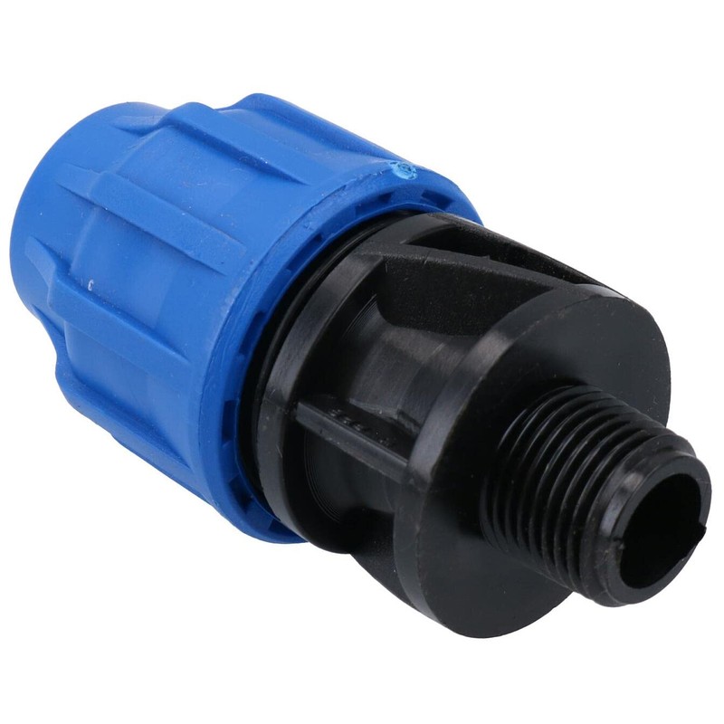 20mm x 1/2" MDPE Male Adapter Compression Coupling Fitting Water
