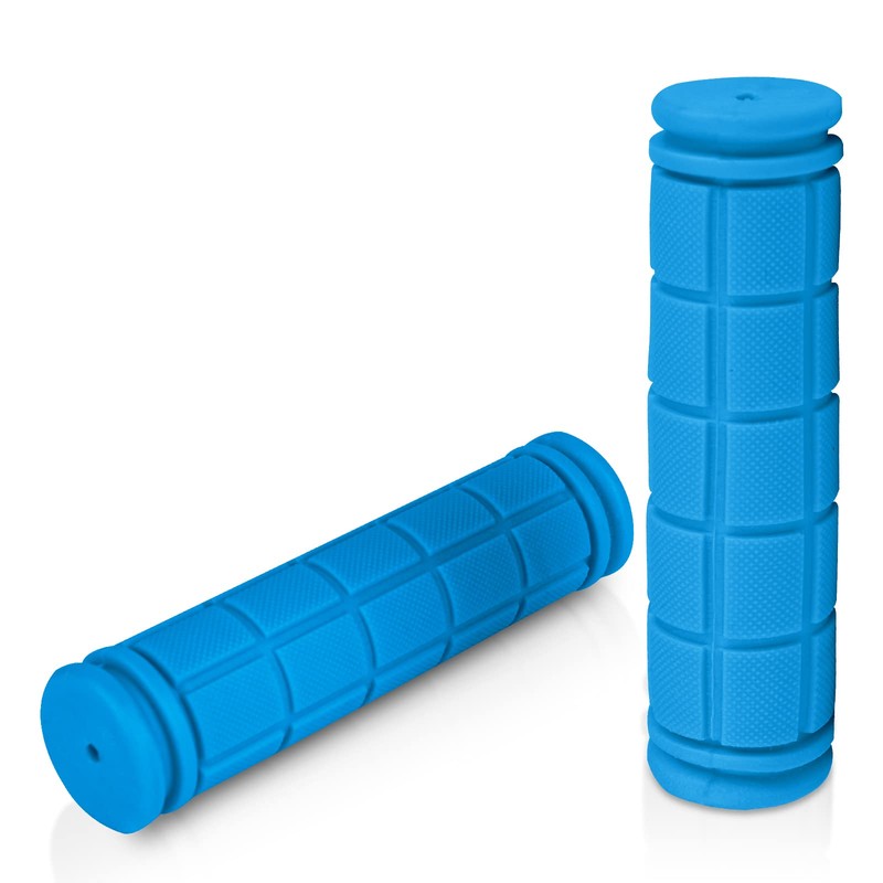 URAQT Bike Cycle Handlebar Grips, Solid Color Children's Bike Handlebars,