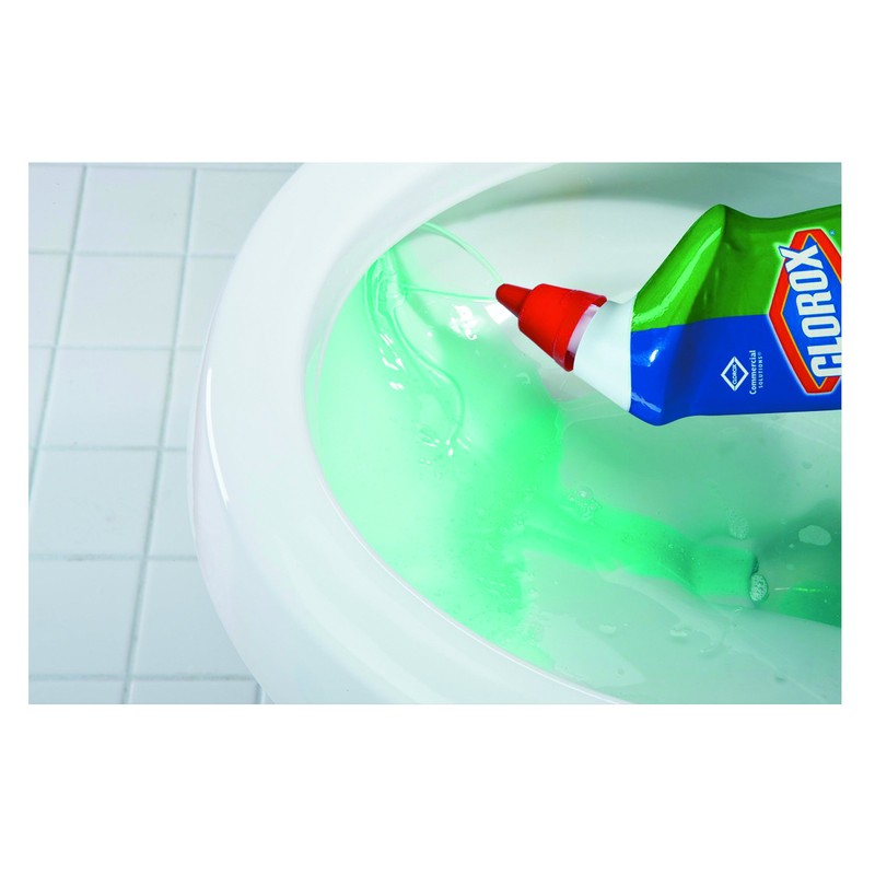 Clorox 00031CT Toilet Bowl Cleaner with Bleach, Fresh, 24oz Bottle
