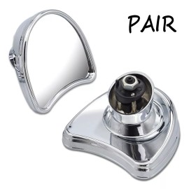 Unbranded Inner Fairing Mount Rearview Mirrors Fit For Harley Electra Street Glide 14-23