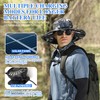 Solar Fan Hat, Wide Brim Sun Hat with 2 Solar