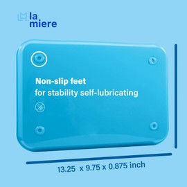 20Pcs Autoclavable Dental Procedure Tray Lockable Set up Flat Trays Size B (Ritter),Plastic Instrument B-Lok Flat Trays, 13.25 x 9.75X 0.875 Inches (20, Sky Blue)