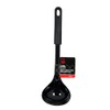 Chef Craft Basic Nylon Cooking/Serving Ladle, 12 inch, Black