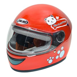 Kids Bike Helmet with Gloves, for Pedal Scooter, Motorcycle, ATV, Quad Bicycle, Suitable for Ages 3-6 (RED)