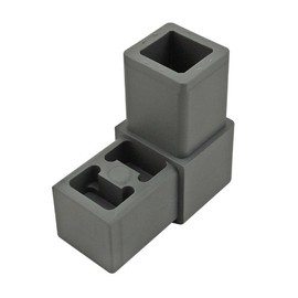80/20 Inc., 9120, Quick Frame 2 Way Corner Connector, Gray Nylon (10 Pack)