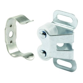 Prime-Line MP7081 RV and Mobile Home Cabinet Door Catch, Double Post, Pack of 5, 0.75 x 1.375 x 0.3125, White, 5 Piece