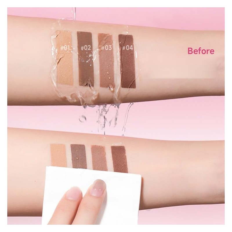 1PC Rock Sweet Eyebrow Mascara Eyebrow Concealer Color, Golden Light
