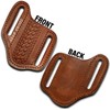 ADAM KNIVES Leather Pocket Knife Sheath For Belt, Slanted Sheath,