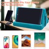 2pcs Multi-Angle Tablet Holder Cushion Stand with Net Pocket &