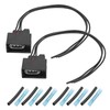 Vkinman 2Pcs 68065016AB Front Turn Signal Light Connector Plug Harness