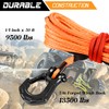 Synthetic Winch Rope Cable Kit 1/4" x 50 ft 9500Lbs