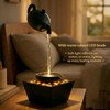 Tissting Tabletop Water Fountain Floating Teapot Indoor Waterfall Feature