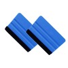 2-Pack Vinyl Wrap Tools Squeegee Set - Felt Edge Car