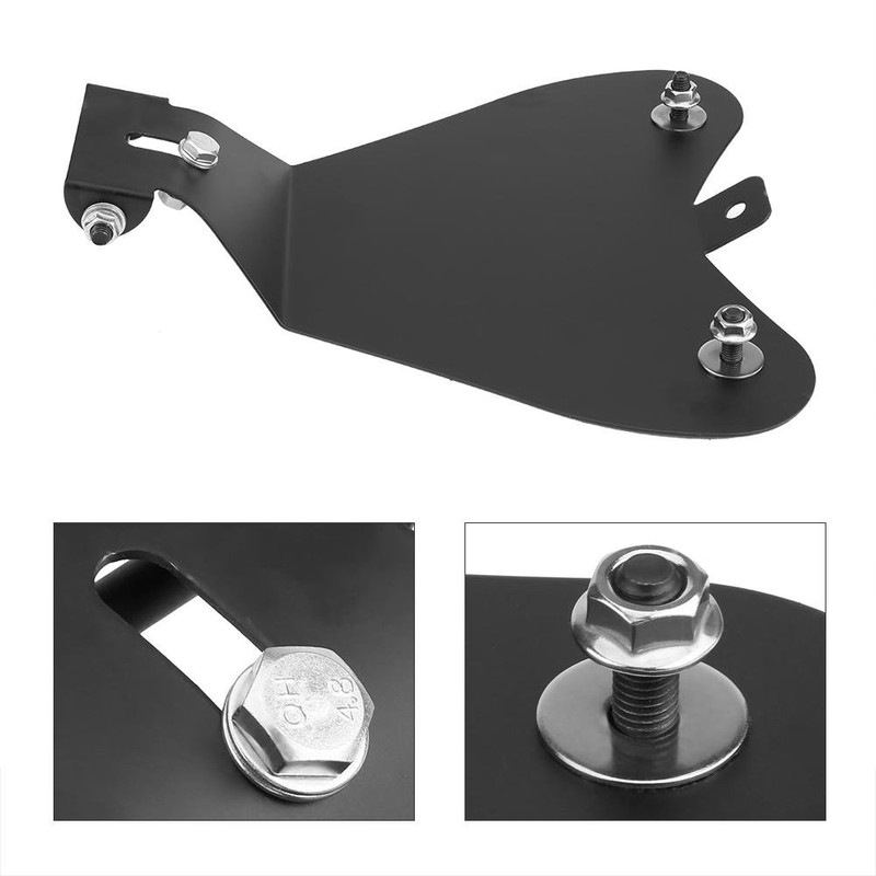KIMISS Seat Base Plate, Motorcycle Seat Base Plate Holder for