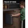 Gun Safe Biometric Pistol Safe Bedside Handgun Case, Slider Fingerprint
