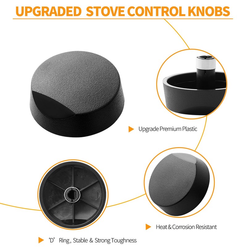 Upgraded 82977 82974 Cooktop Knob Replacement for Dacor Stove Parts,