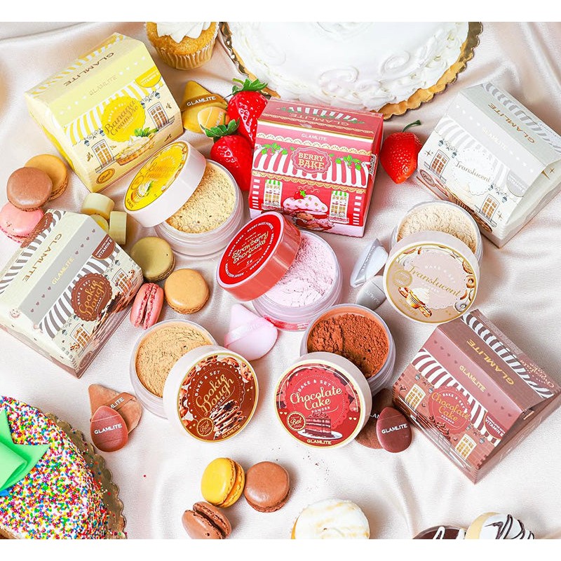 GLAMLITE TRANSLUCENT BAKE & SET POWDER, GLAMLITE