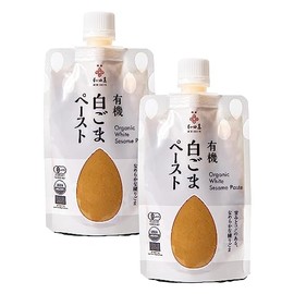 Organic White Sesame Paste 80g - Pack of 2 - Product of Japan
