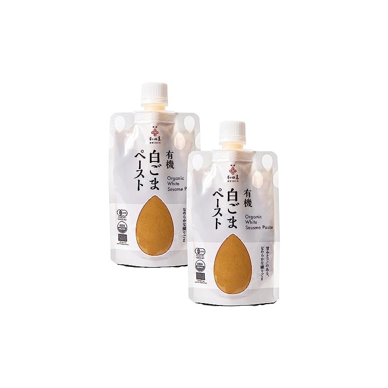 Organic White Sesame Paste 80g - Pack of 2 -