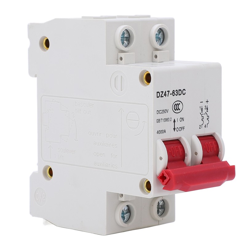 Circuit Breaker 2P Photovoltaic PV DC 4000A Breaking Capacity for