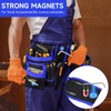 Tool Belt,Magnetic Tool Pouch,27-Pockets Heavy Duty Tool Belts for Men,Detachable