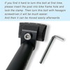 UPANBIKE Bike Seat Post Aluminum Alloy Extra Long 17.7inch(450mm) Replacement