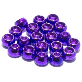 Hareline Plummeting Tungsten Beads (Mettalic Purple, 1/8")