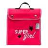 Chiqui Mundo Lonchera Termica Impermeable Super Girl Primaria Kinder Color