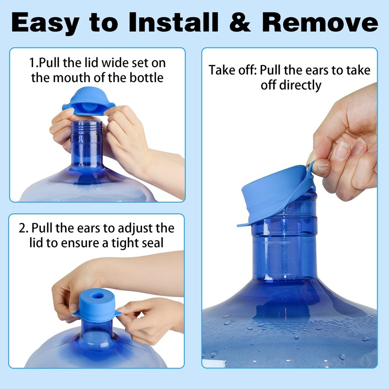 U-Goforst [6 PCS] 3 & 5 Gallon Water Jug Cap