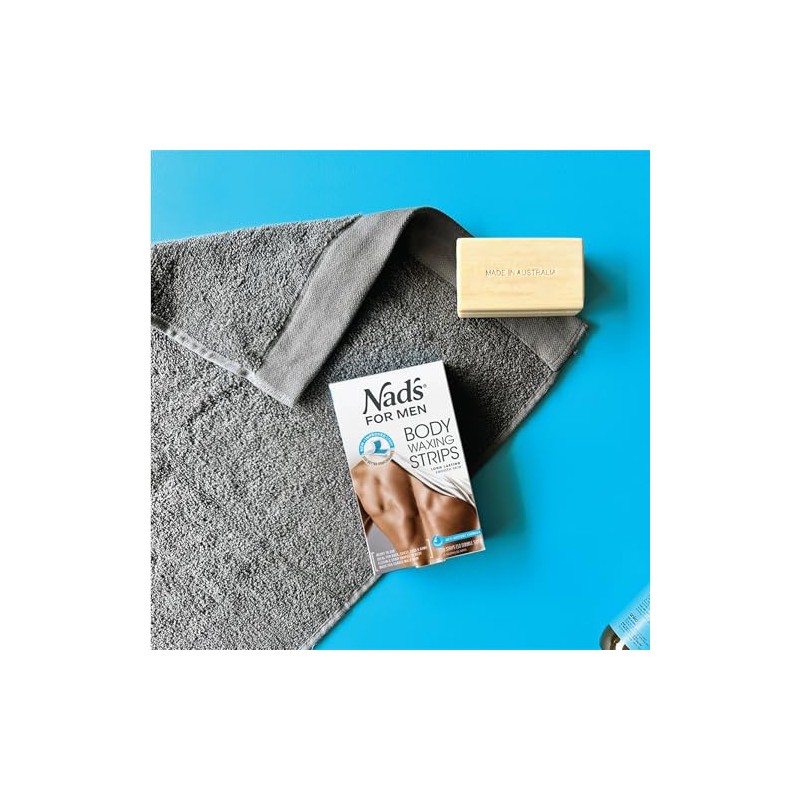 Nad's for Men Hair Removal Strips, 20 Count