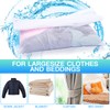 Windyun 4 Pieces Jumbo Mesh Laundry Bags, 43 x 35