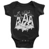 Threadrock Baby Dinosaur Alien Abduction Infant Bodysuit 24 Months Black