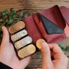 LITSTA Coin Wallet 3 Compact Wallet with Coin Holder Red