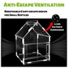 Acrylic Jumping Spider Enclosure with Magnetic Front Door - 360°