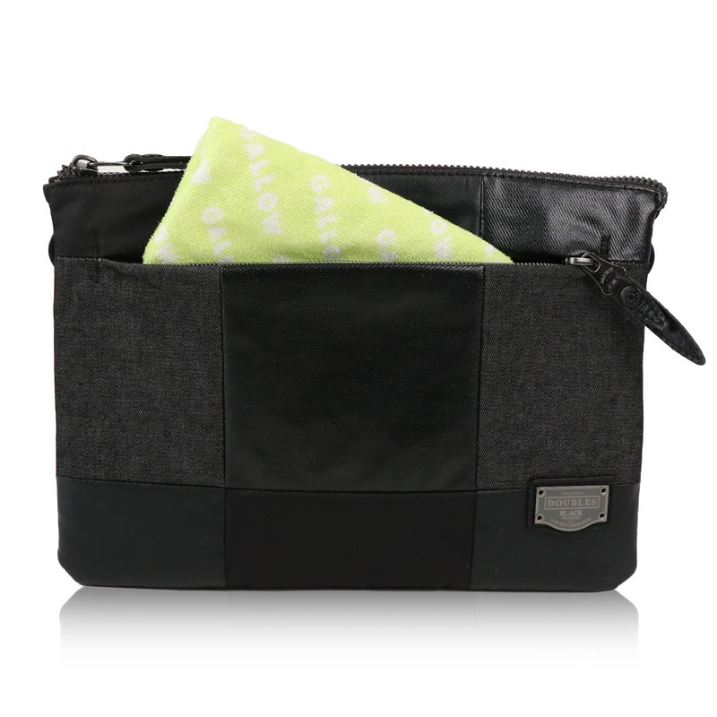 [§D∞B∞ DSBKDOUBLES BLACK] Doubles Black DSBK Shoulder Bag Sacoche SQUARES