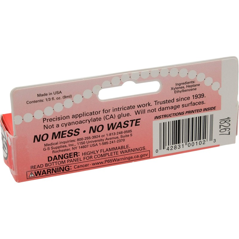 G-S Hypo Cement and Polywatch Plastic Crystal Polish Scratch Remover