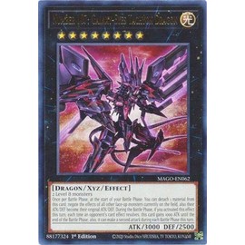 Number 107: Galaxy-Eyes Tachyon Dragon - MAGO-EN062 - Gold Rare - 1st Edition
