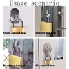 MeiyiZheng 3-Pack 20mm Small Brass Padlocks with 9 Keys –