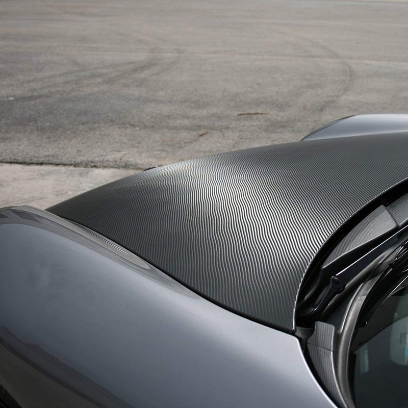 LZLRUN 3D Carbon Fiber Vinyl Wrap - Outdoor Rated for