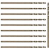 Ruidee 10Pcs Cobalt Drill Bits 1mm Twist Drill Bits M35