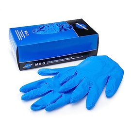 Park Tools MG-3L Nitrile Mechanic Gloves for Oil Change of Hydraulic Brakes, Chain Cleaning, etc
