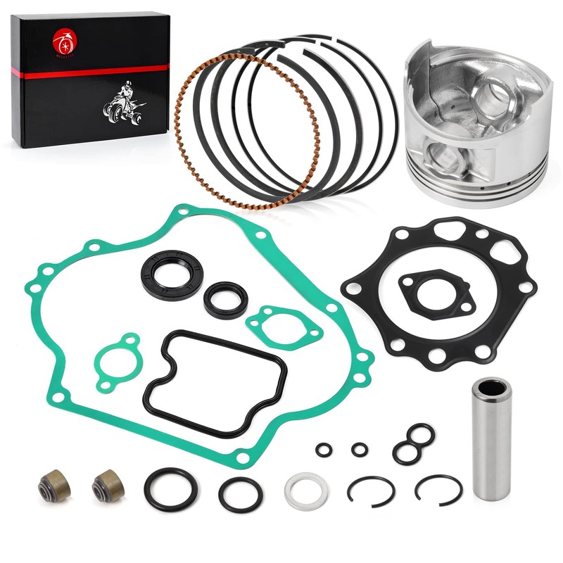 Engine Rebuild Gasket KIT W Piston & Rings & Seals