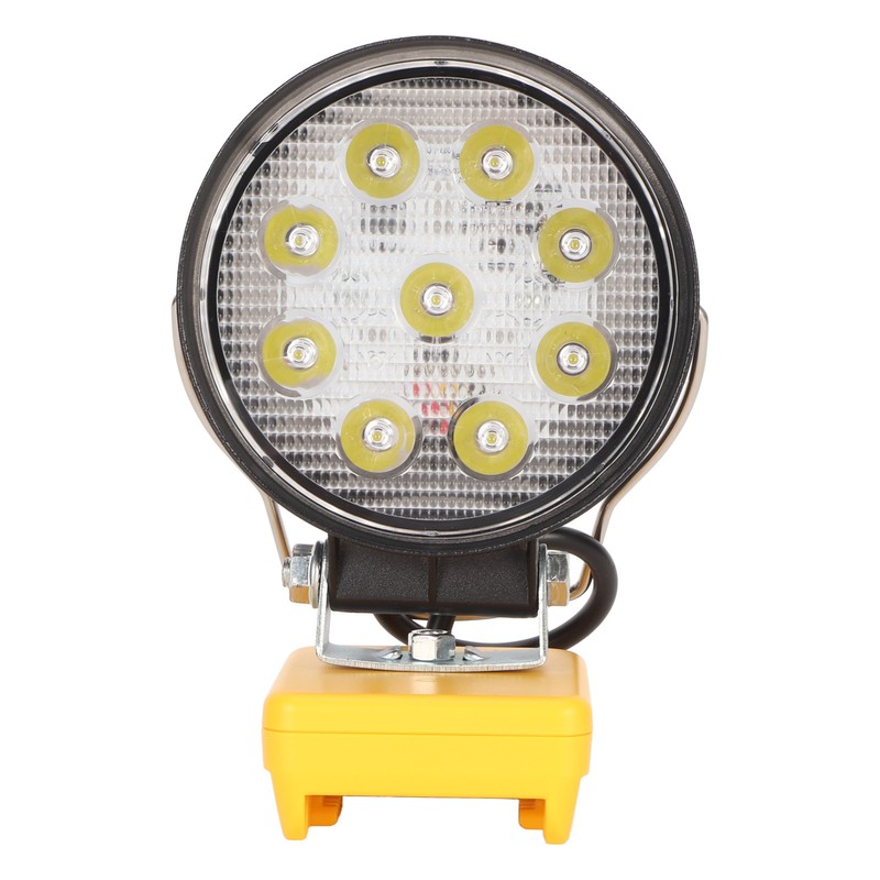 LED Work Light 27W Round Dual Level Adjustable Aluminum Housing